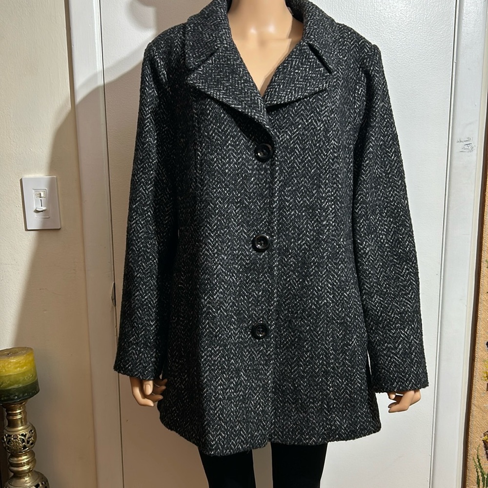 F.O.G.  Functional Outdoor Gear XL wool/polyester coat